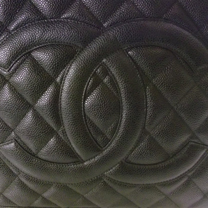 Chanel Caviar Medallion Tote Black 7 of 11
