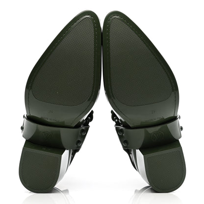 Louis Vuitton Rubber Monogram Rhapsody Ankle Boots 39 Kaki 5 of 7