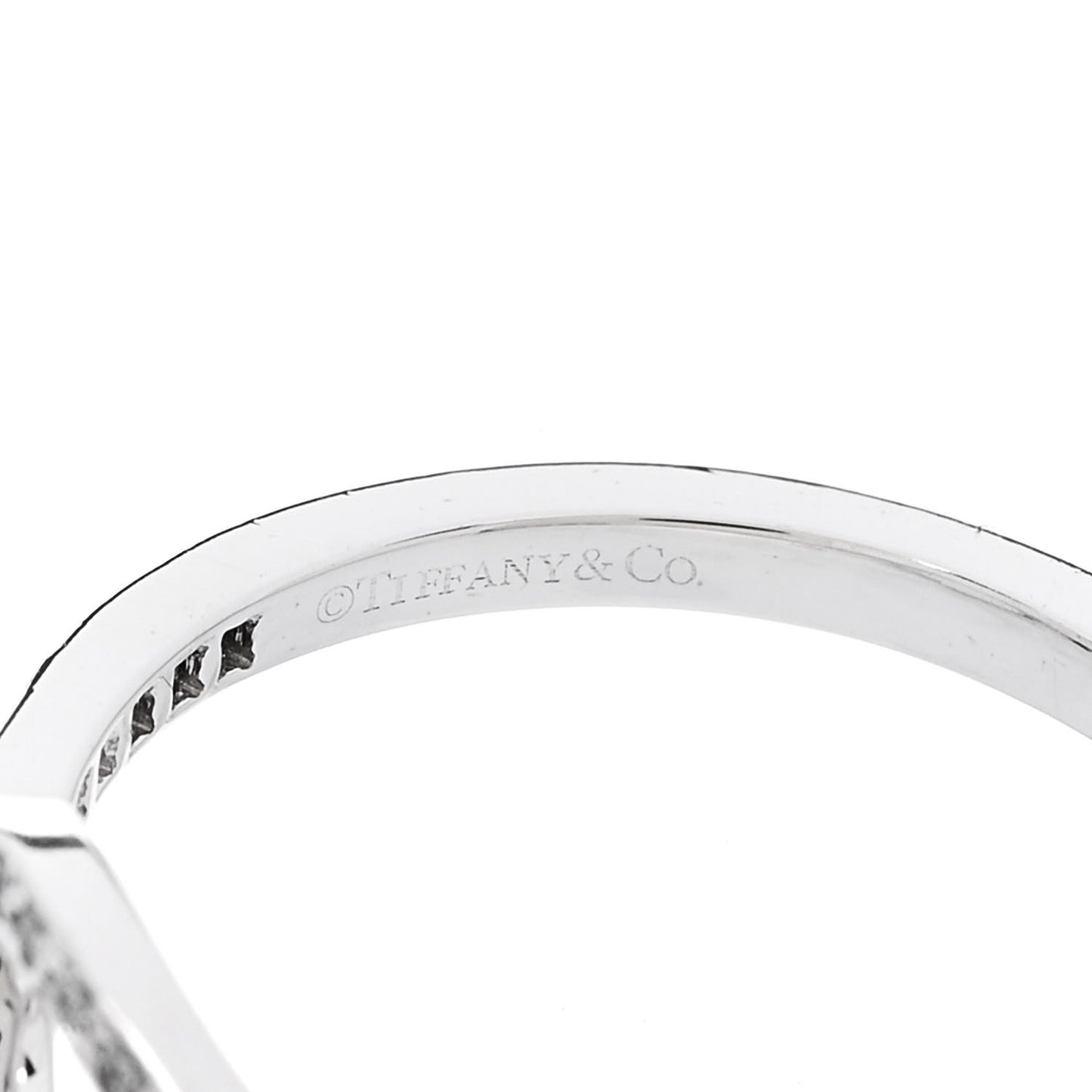 Platinum Diamond Infinity Ring 49 5