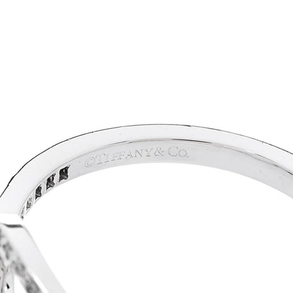 Tiffany Platinum Diamond Infinity Ring 49 5 4 of 6