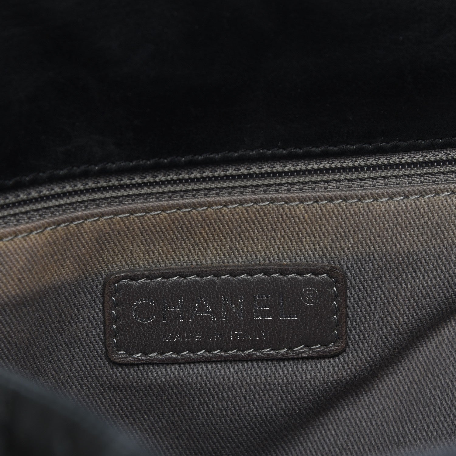 Chanel Iridescent Calfskin Glint Accordion Flap Black 7 of 10