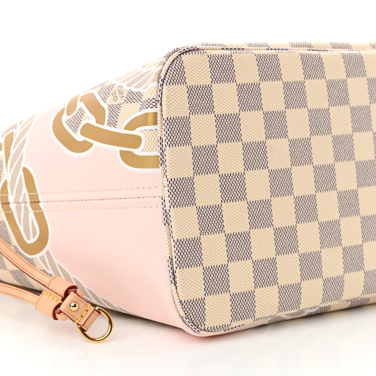 Louis Vuitton Damier Azur Nautical Neverfull MM 9 of 10