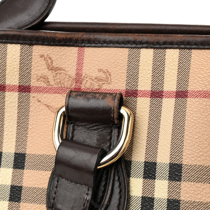 Burberry Haymarket Check Medium Regent Tote Chocolate 13 of 13