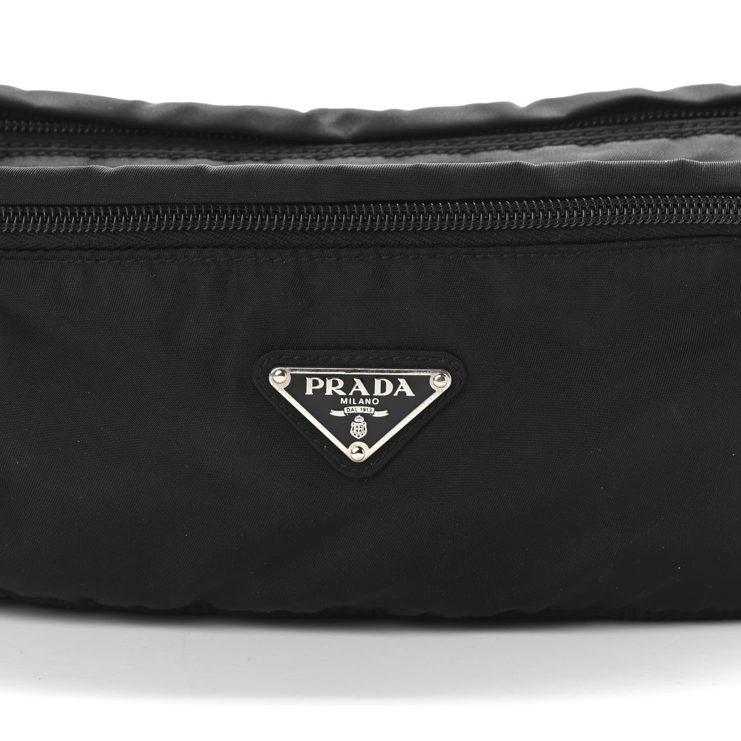 Prada Tessuto Nylon Montagna Belt Bag Black 8 of 10