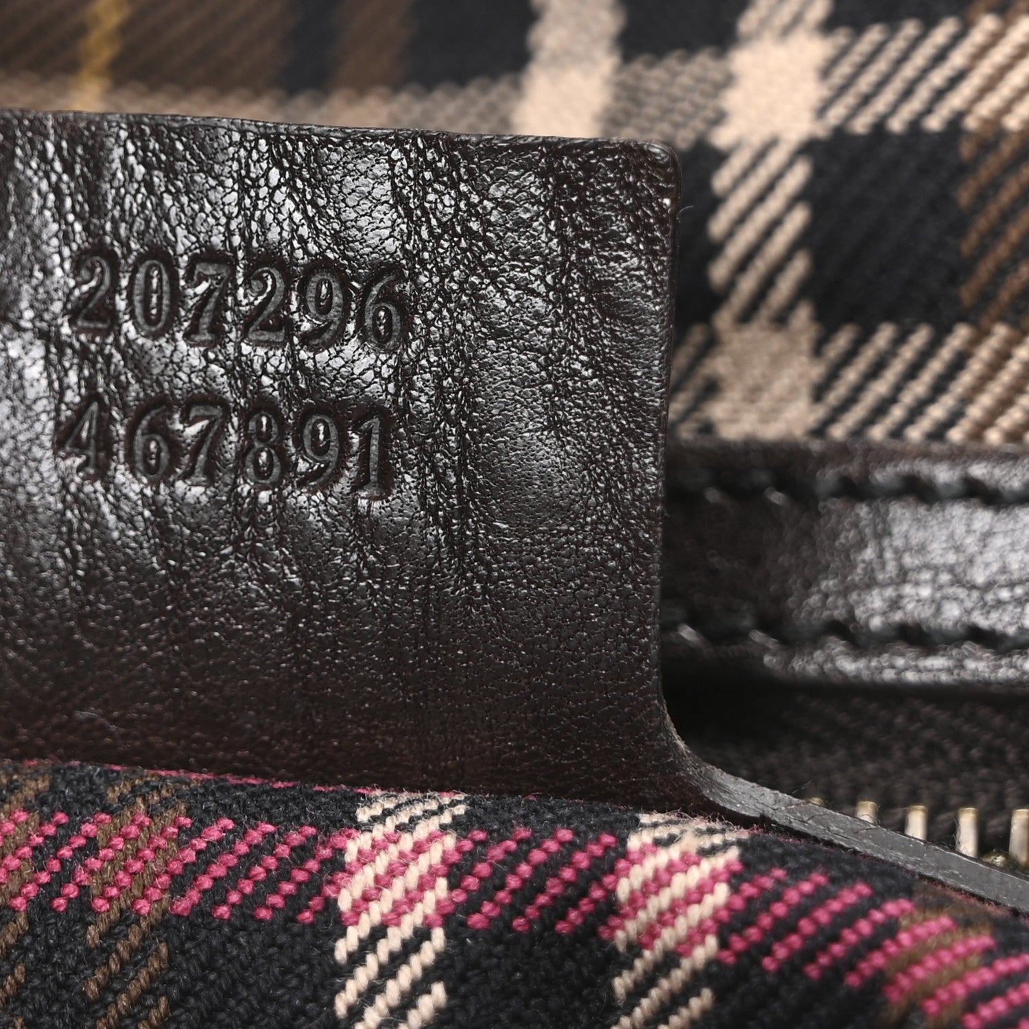 Gucci Crystal Monogram Studded Large Babouska Boston Dark Brown 7 of 10