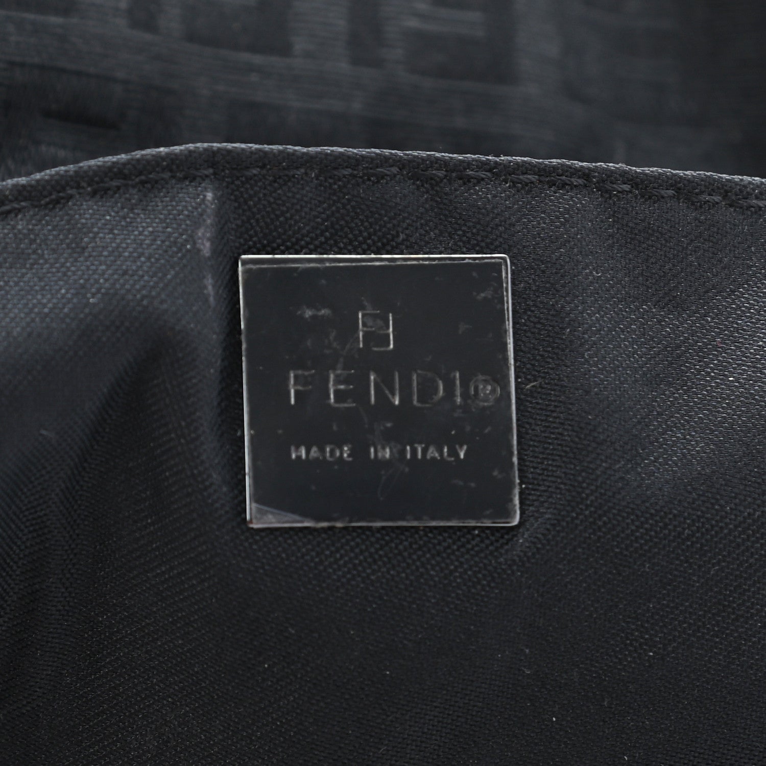 Fendi Zucchino Mini Baguette Black 6 of 14