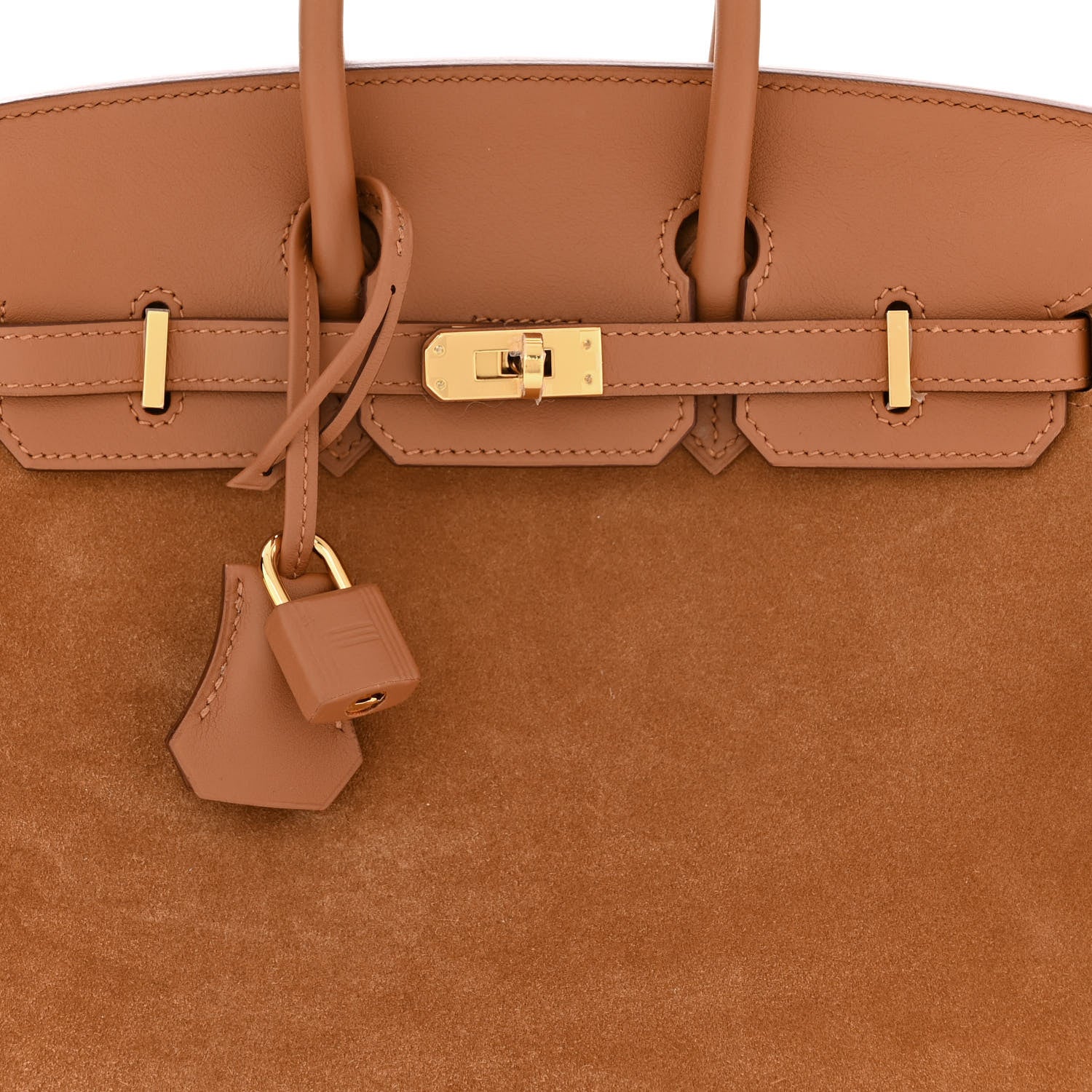 Hermes Veau Doblis Swift Grizzly Birkin 25 Gold 8 of 12