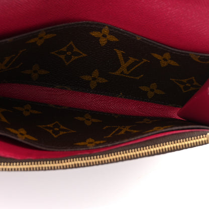Louis Vuitton Monogram Emilie Wallet Fuchsia 5 of 6