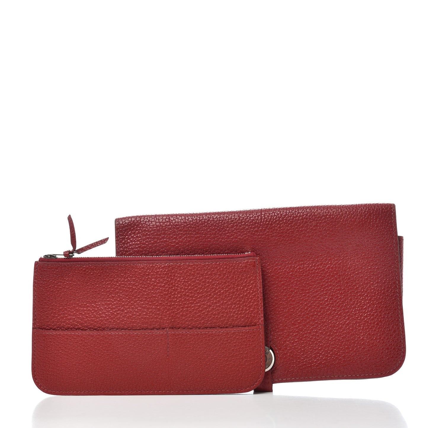 Togo Dogon Duo Wallet Rouge Garance