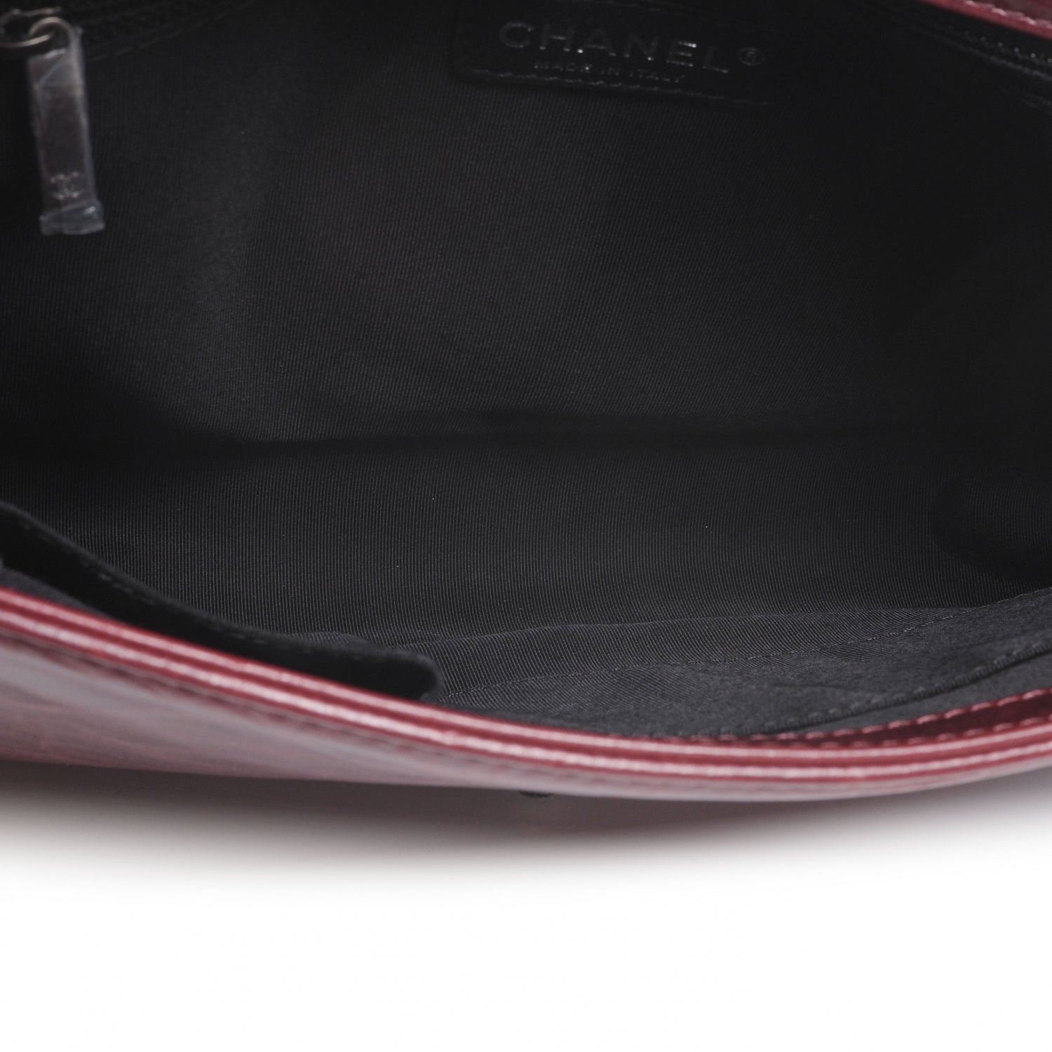 Chanel Calfskin Quilted Large Boy Flap Burgundy 5 of 7