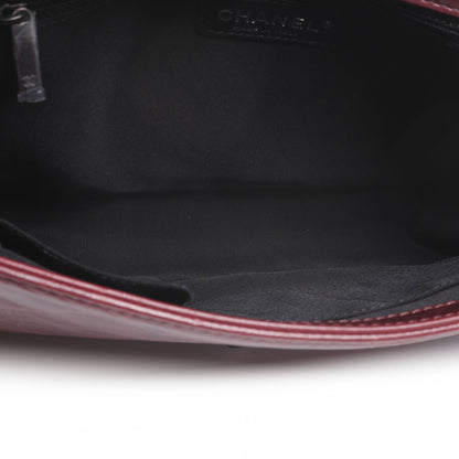 Chanel Calfskin Quilted Large Boy Flap Burgundy 5 of 7