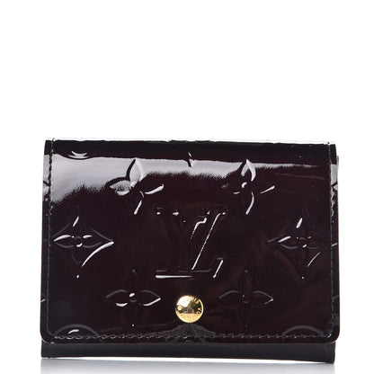 Louis Vuitton Vernis Business Card Holder Amarante 1 of 7