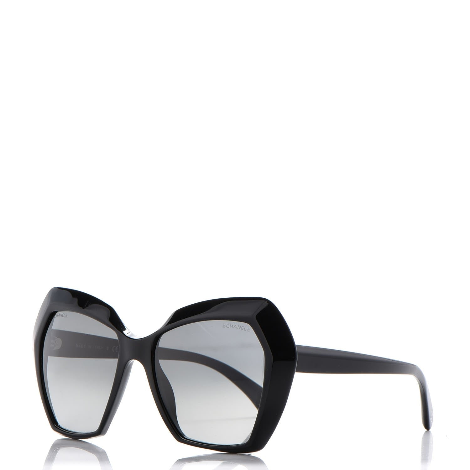 Chanel Cat Eye Spring Sunglasses 5364 Black 1 of 8