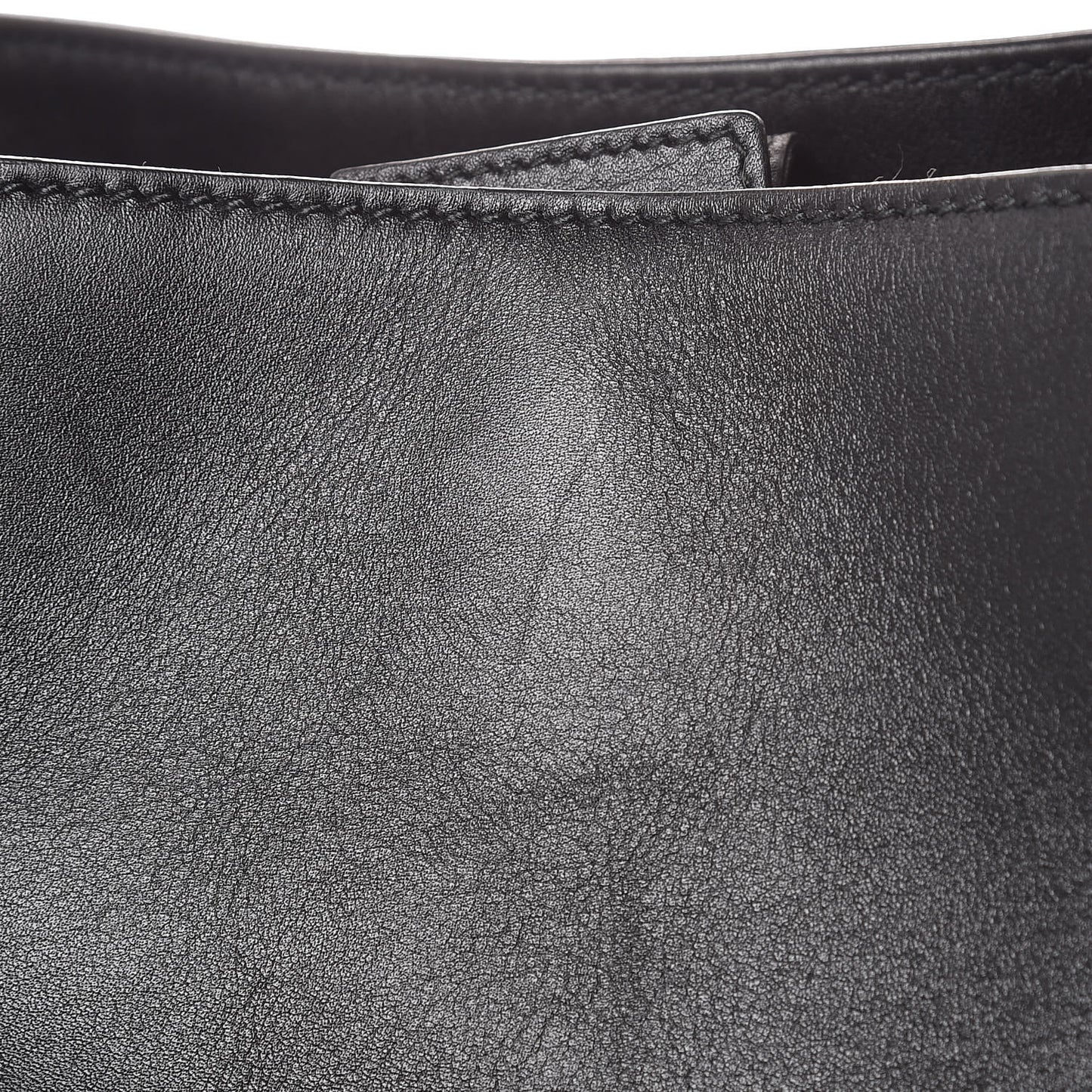 Apollo Calfskin GG Dadini Embroidered Chain Shoulder Tote Black