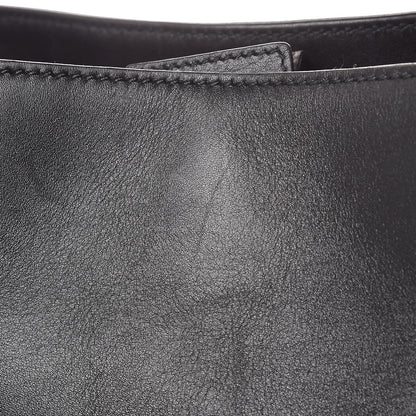 Gucci Apollo Calfskin GG Dadini Embroidered Chain Shoulder Tote Black 9 of 12