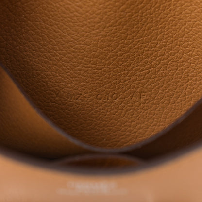Hermes Evercolor Constance Slim Wallet Caramel 8 of 9