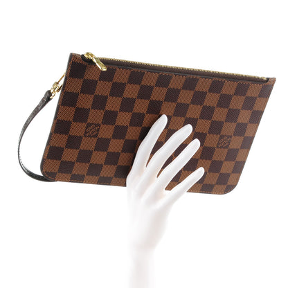 Louis Vuitton Damier Ebene Neverfull MM GM Pochette 2 of 7