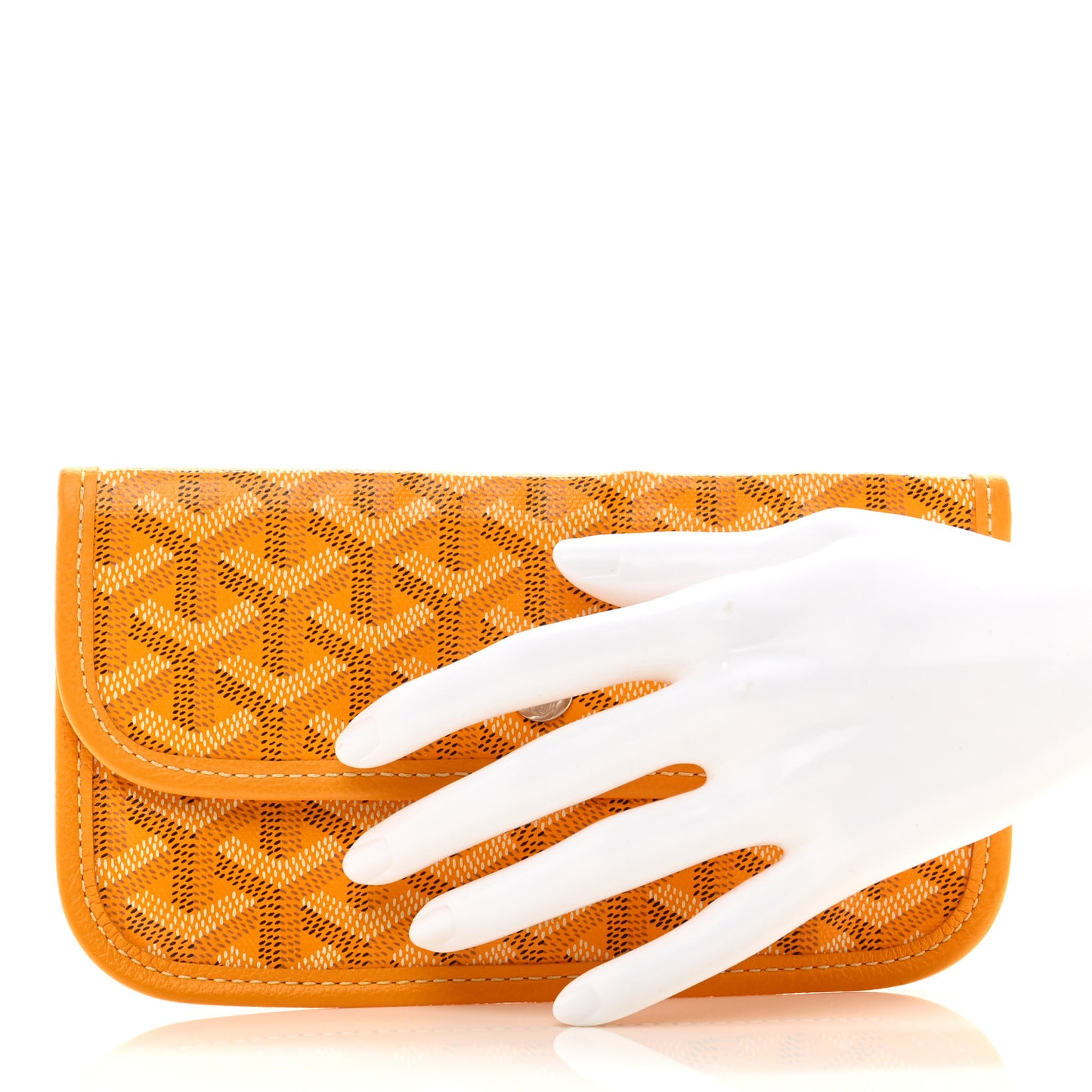 Goyardine Pouch Yellow