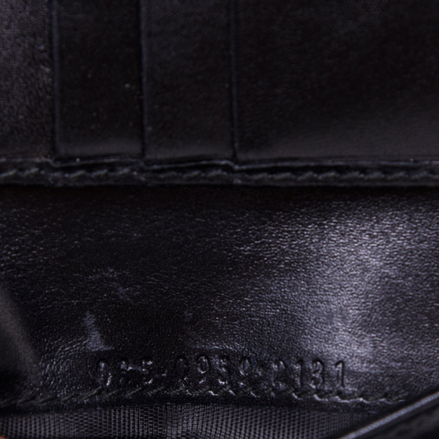 Microguccissima Compact Wallet Black