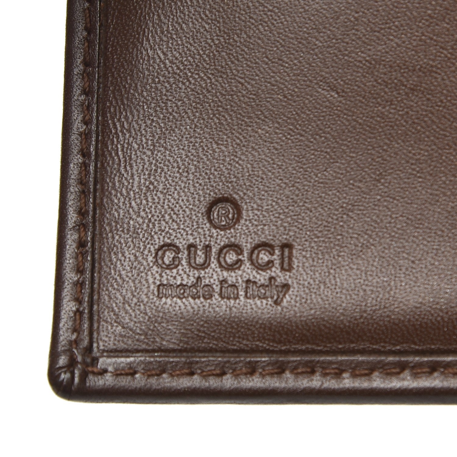Gucci Monogram Compact Wallet Brown 6 of 7