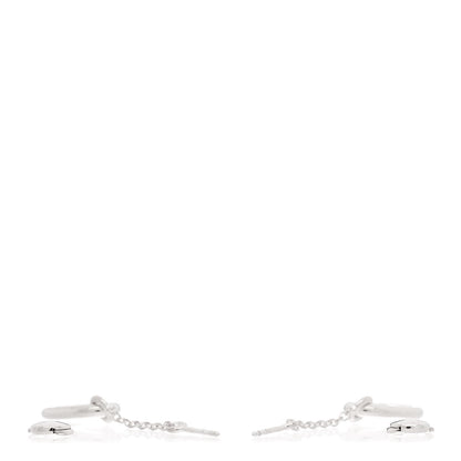 Hermes Sterling Silver Farandole Drop Earrings 3 of 5