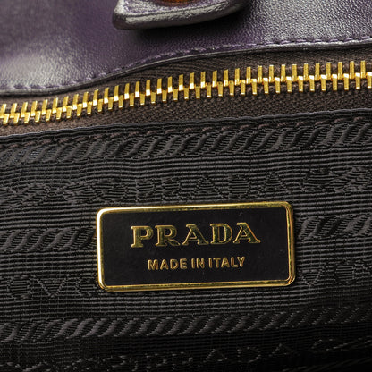 Prada Nylon Fiocco Bow Tote Viola 6 of 7