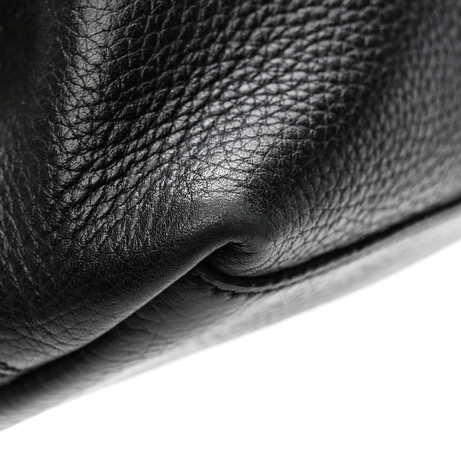 Gucci Pebbled Calfskin Small Soho Chain Shoulder Bag Black 12 of 14