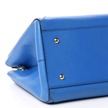 MCM Saffiano Nuovo Tote Blue 6 of 14