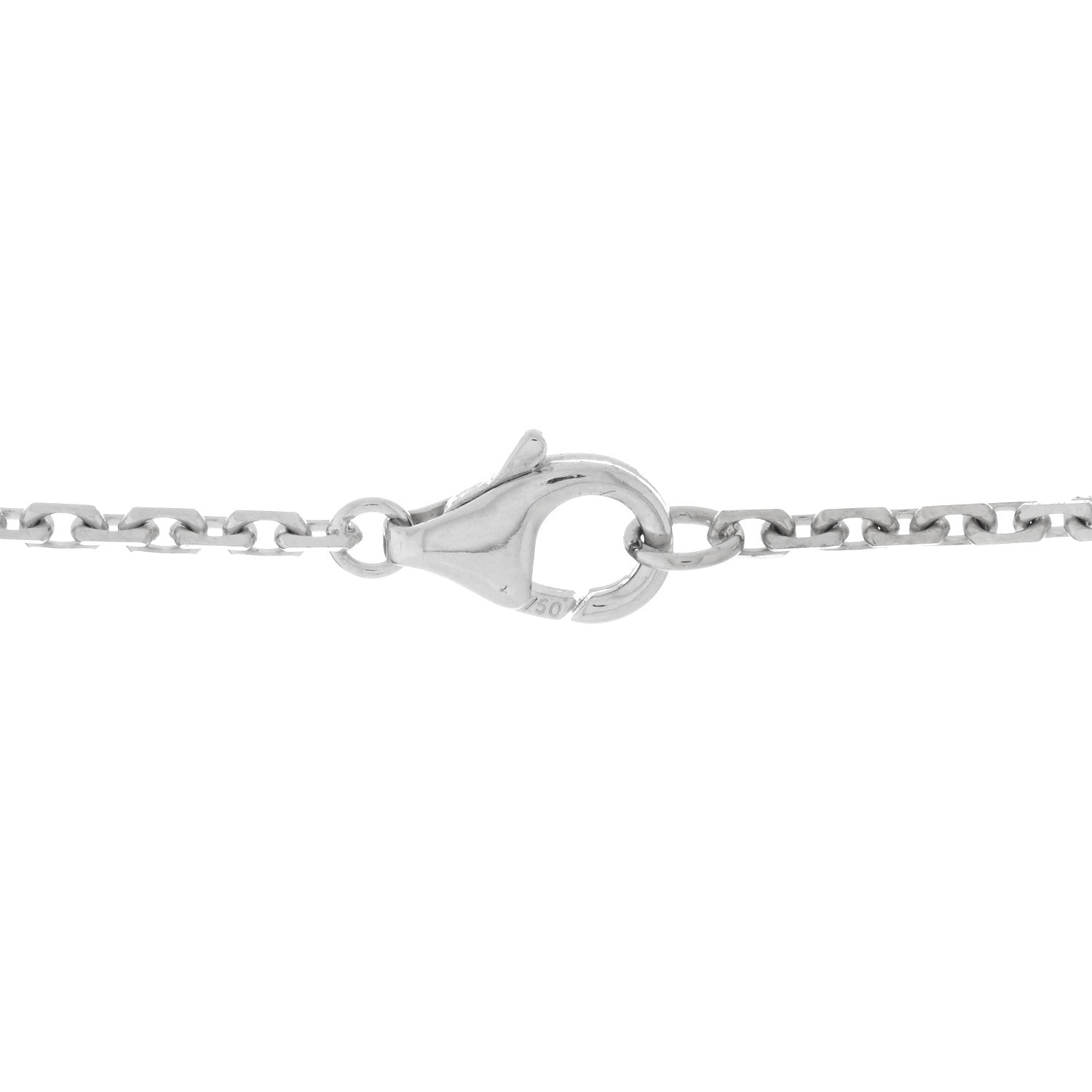 Cartier 18K White Gold LOVE Pendant Necklace 4 of 5