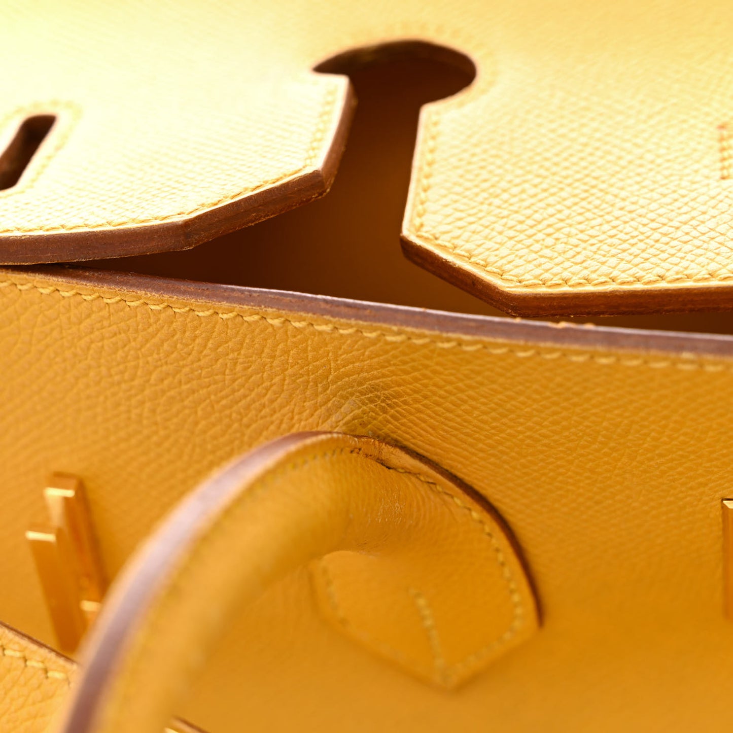 Epsom Birkin 35 Jaune