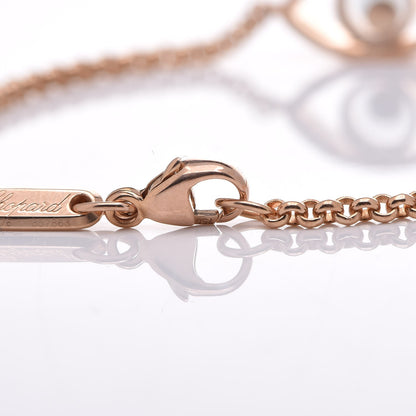 Chopard 18K Rose Gold Diamond Good Luck Charms Eye Bracelet 5 of 8