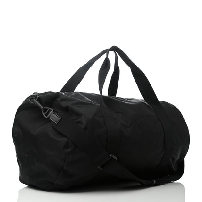 Versace Canvas Nylon Quilted Palazzo Duffle Bag Black 2 of 8
