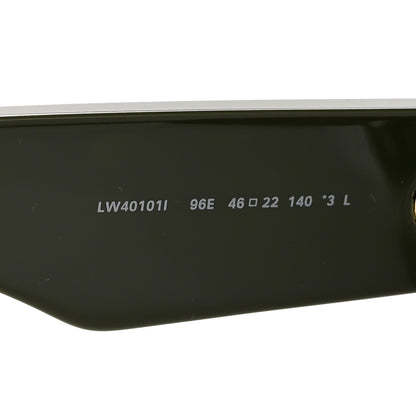 Loewe Acetate Rectangular Sunglasses LW40101I Dark Olive 6 of 7