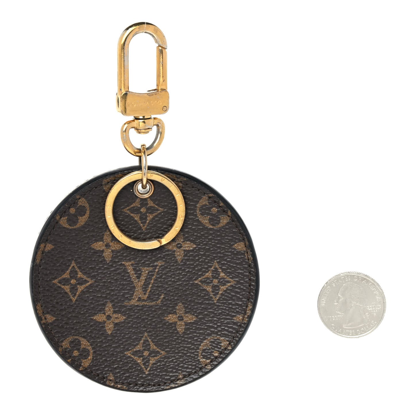 Monogram Brogue V Key Holder Bag Charm