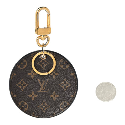 Louis Vuitton Monogram Brogue V Key Holder Bag Charm 2 of 5