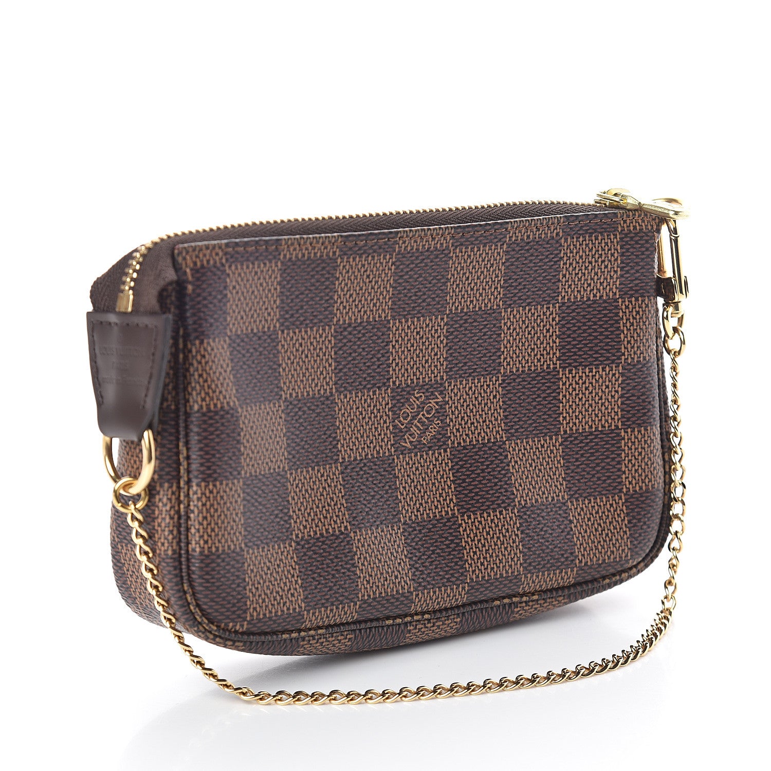 Louis Vuitton Damier Ebene Mini Pochette Accessories 3 of 9