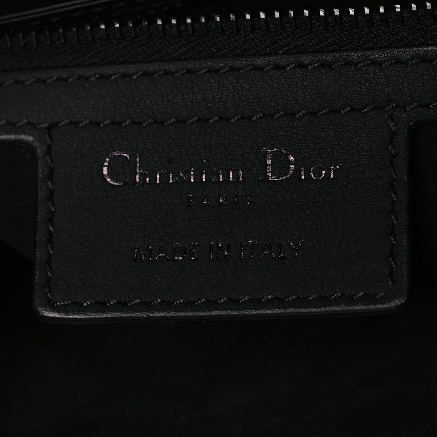 Christian Dior Ultra Matte Calfskin Saddle Bag Black 6 of 10