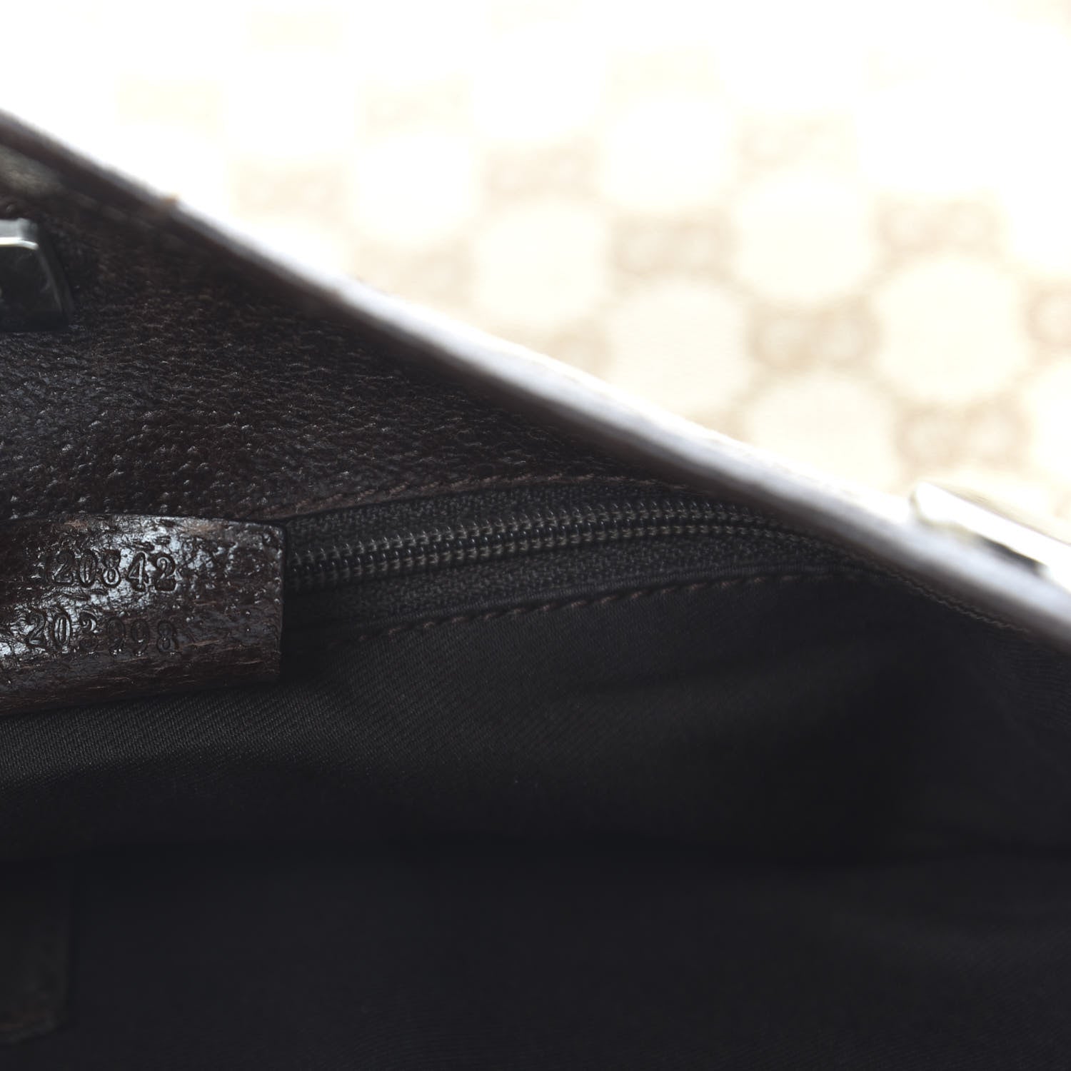 Gucci Monogram Eclipse Messenger Dark Brown 9 of 10