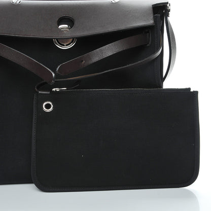 Hermes Toile Vache Hunter Herbag Zip 31 PM Black Ebene 8 of 11