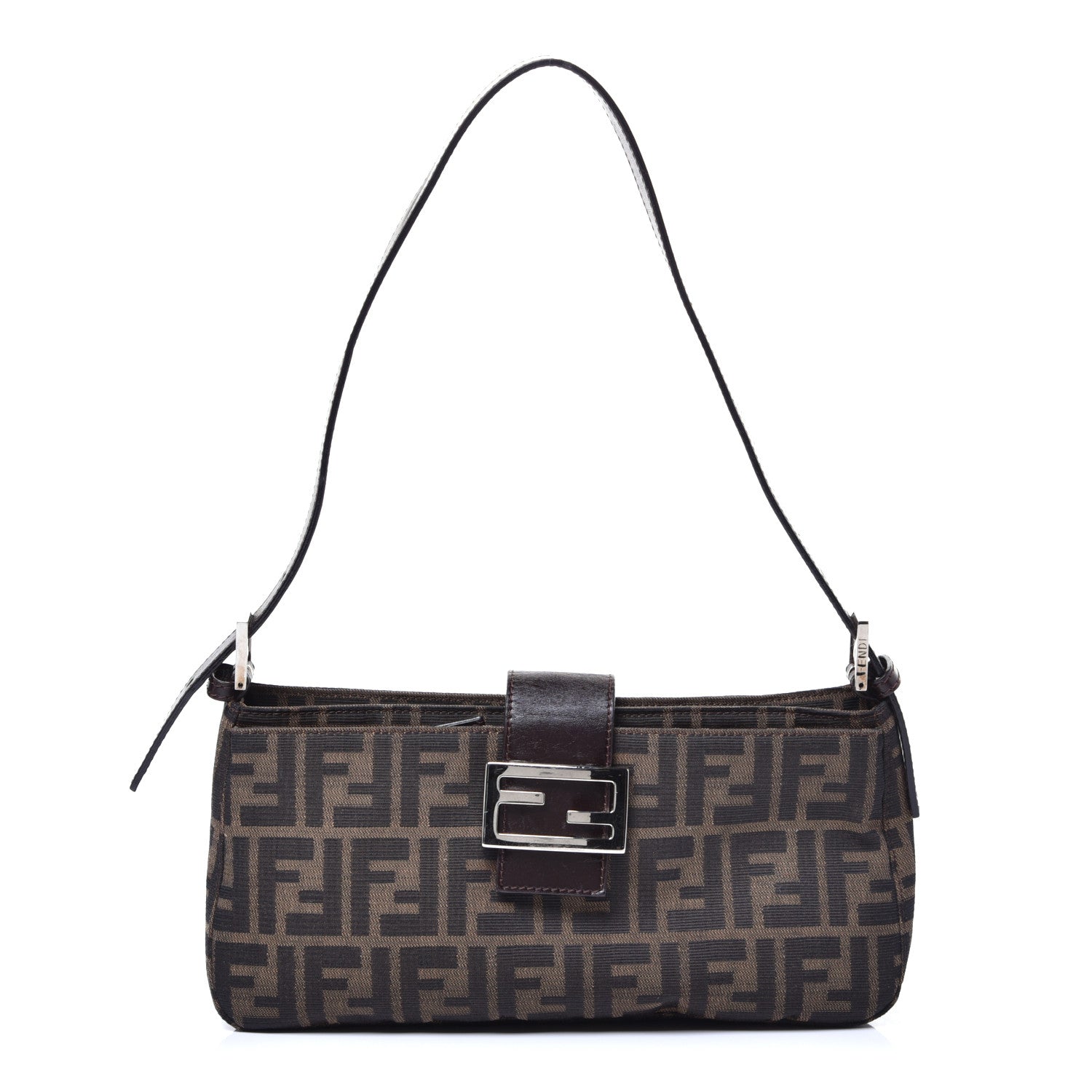 Fendi Zucca Shoulder Bag Tobacco 1 of 9