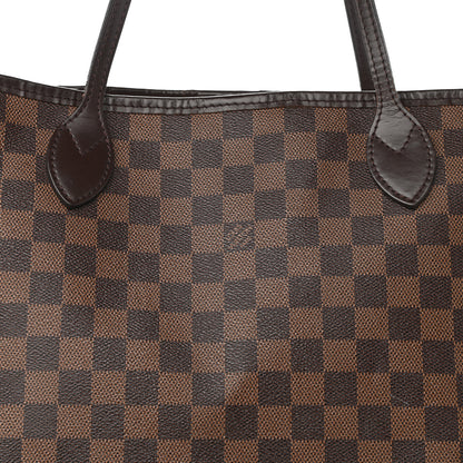 Louis Vuitton Damier Ebene Neo Neverfull MM Rose Ballerine 11 of 16