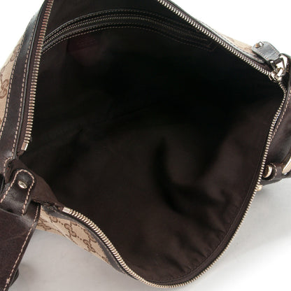 Gucci Monogram Pelham Studded Shoulder Bag Dark Brown 5 of 8