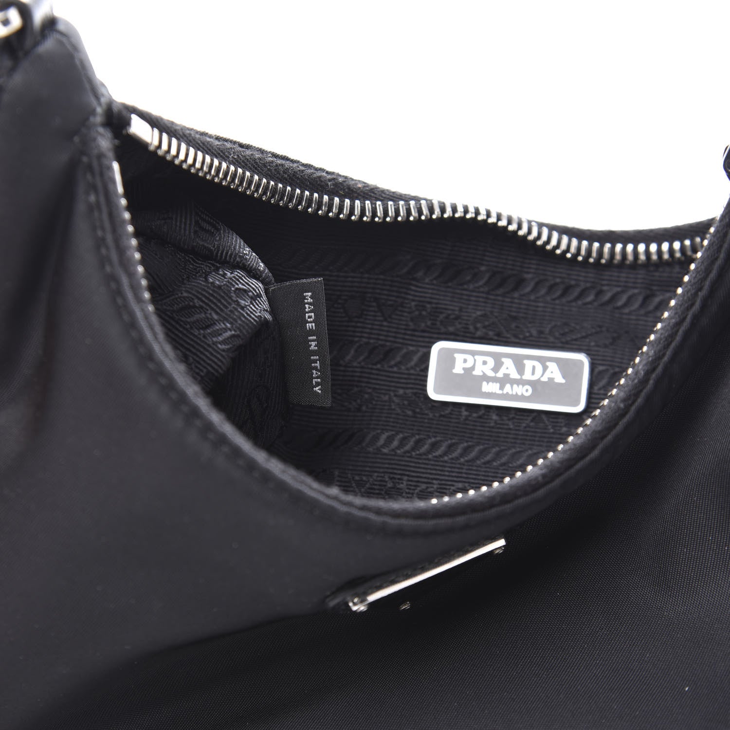 Prada Nylon Re-Edition 2005 Shoulder Bag Black 10 of 10
