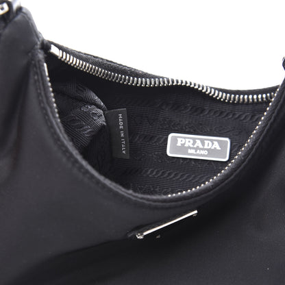 Prada Nylon Re-Edition 2005 Shoulder Bag Black 10 of 10