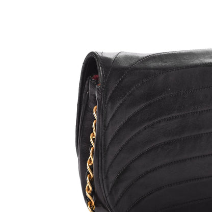 Chanel Lambskin Horizontal Quilted Small Single Flap Black 13 of 13