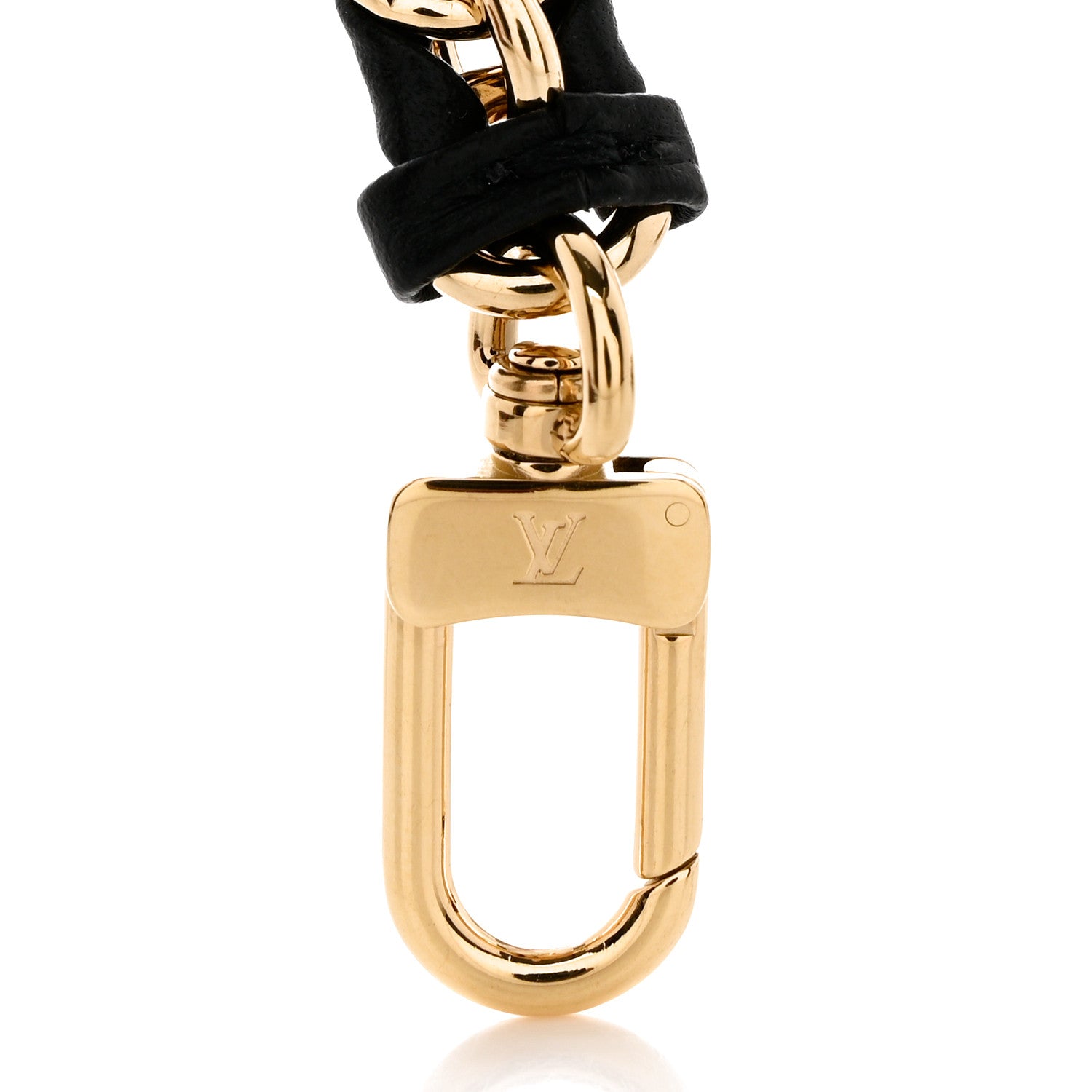 Louis Vuitton Calfskin Multi Pochette Chain Shoulder Strap Black Gold 3 of 3