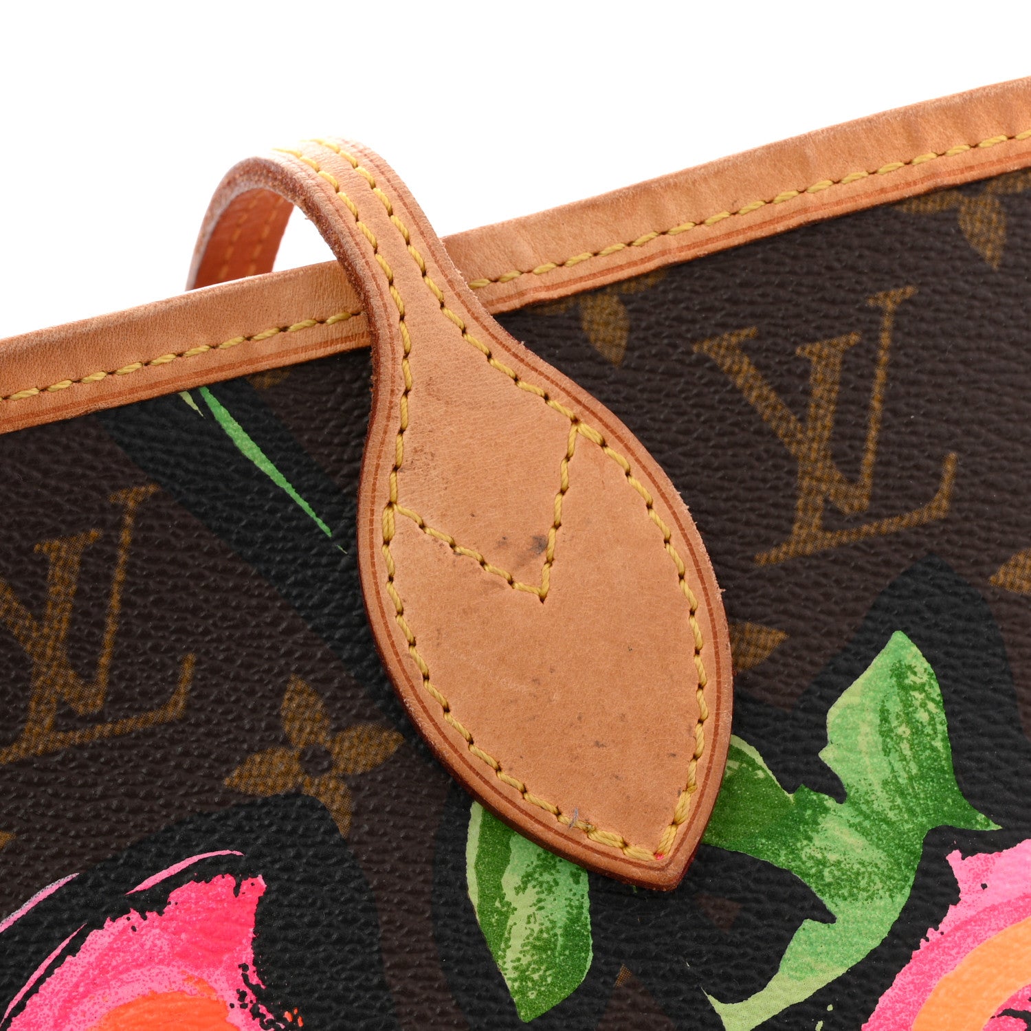 Louis Vuitton Monogram Roses Neverfull MM 13 of 13
