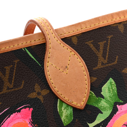 Louis Vuitton Monogram Roses Neverfull MM 13 of 13