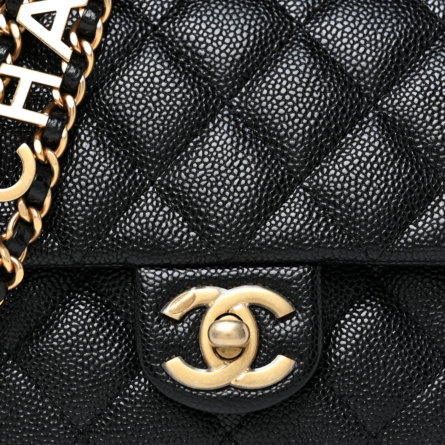Chanel Shiny Caviar Pick Me Up Flap Belt Bag Black 10 of 15