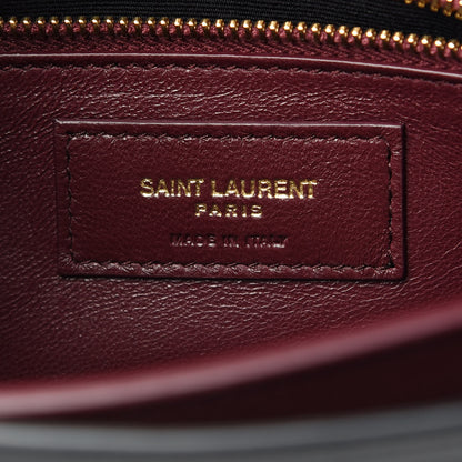 Saint Laurent Smooth Calfskin Monogram Cassandra Clasp Bag Black 6 of 8